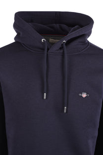 Gant Original Sweat Hoodie Evening Blue Gant Michael Stewart Menswear  Sweatshirts & Hoodies