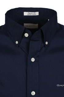 Gant Reg Pinpoint Oxford Shirt Marine Gant