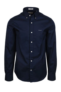 Gant Reg Pinpoint Oxford Shirt Marine Gant