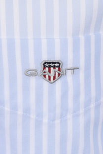 Gant Reg Poplin Stripe Shirt Light Blue Gant