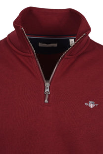 Gant Reg Shield Half Zip Sweat Plumped Red Gant