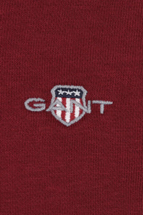 Gant Reg Shield Half Zip Sweat Plumped Red Gant