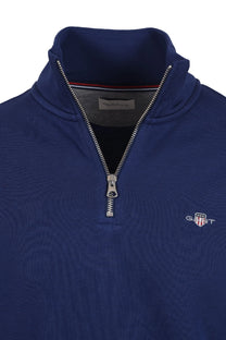 Gant Reg Shield Half Zip Sweatshirt Persian Blue Gant
