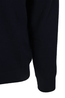 Gant Superfine Lambswool Crew Neck Knitwear Marine Gant