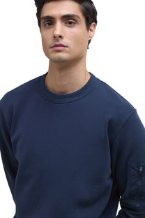 BARBOUR INTERNATIONAL GRIP SWEATSHIRT NAVY Barbour International