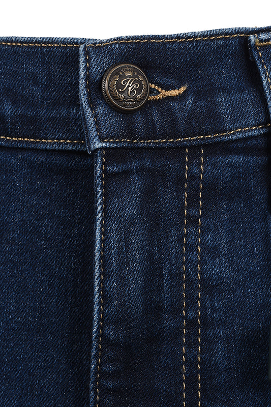 HOLLAND COOPER CLASSIC STRAIGHT JEAN WASHED INDIGO Holland Cooper Michael Stewart Menswear  Jeans