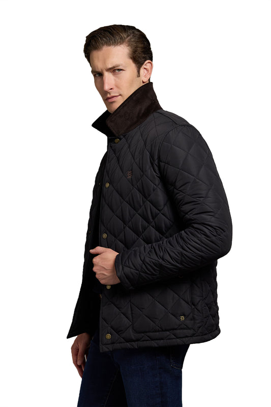 HOLLAND COOPER COUNTRY QUILTED JACKET NAVY