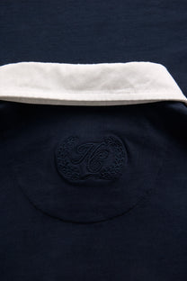 HOLLAND COOPER LONG SLEEVE RUGBY SHIRT INK NAVY