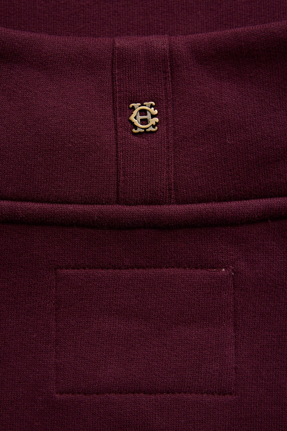HOLLAND COOPER QUARTER ZIP SWEATSHIRT MULBERRY
