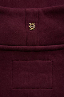HOLLAND COOPER QUARTER ZIP SWEATSHIRT MULBERRY