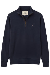 HOLLAND COOPER QUARTER ZIP SWEATSHIRT NAVY