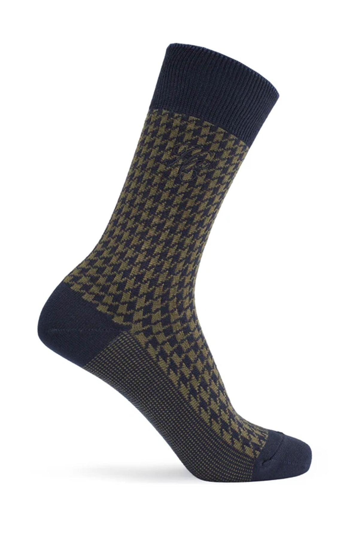 HOLLAND HOUNDSTOOTH SOCK GIFT BOX CHARCOAL