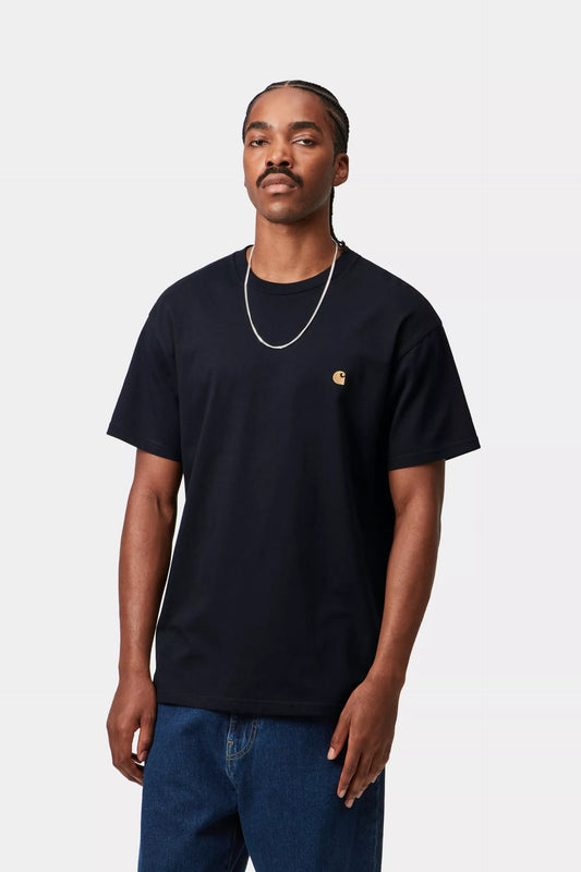 CARHARTT CHASE T-SHIRT DARK NAVY/GOLD