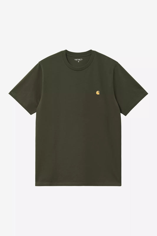 CARHARTT CHASE T-SHIRT OLIVE/GOLD