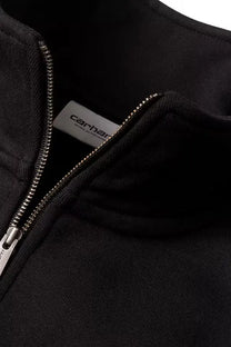 Carhartt CARHARTT CHASE ZIP NECK SWEATSHIRT BLACK/GOLD Carhartt