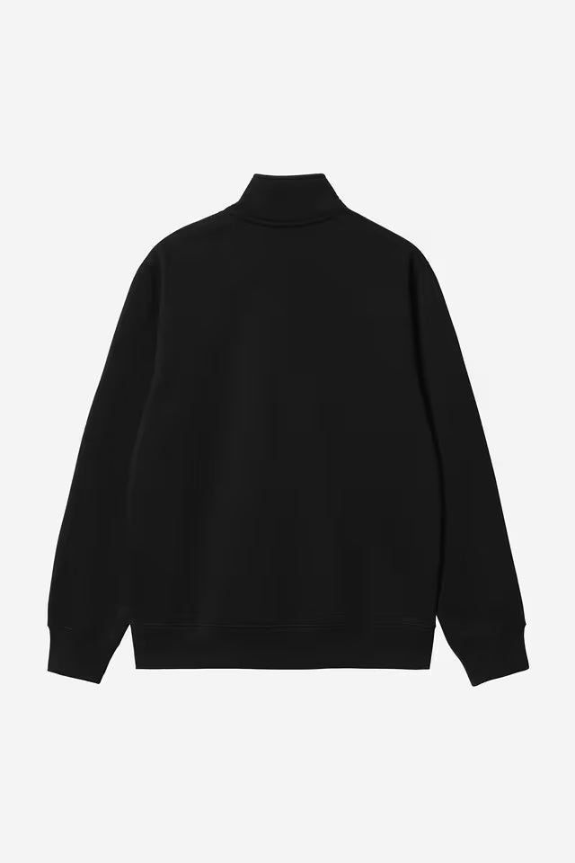 Carhartt CARHARTT CHASE ZIP NECK SWEATSHIRT BLACK/GOLD