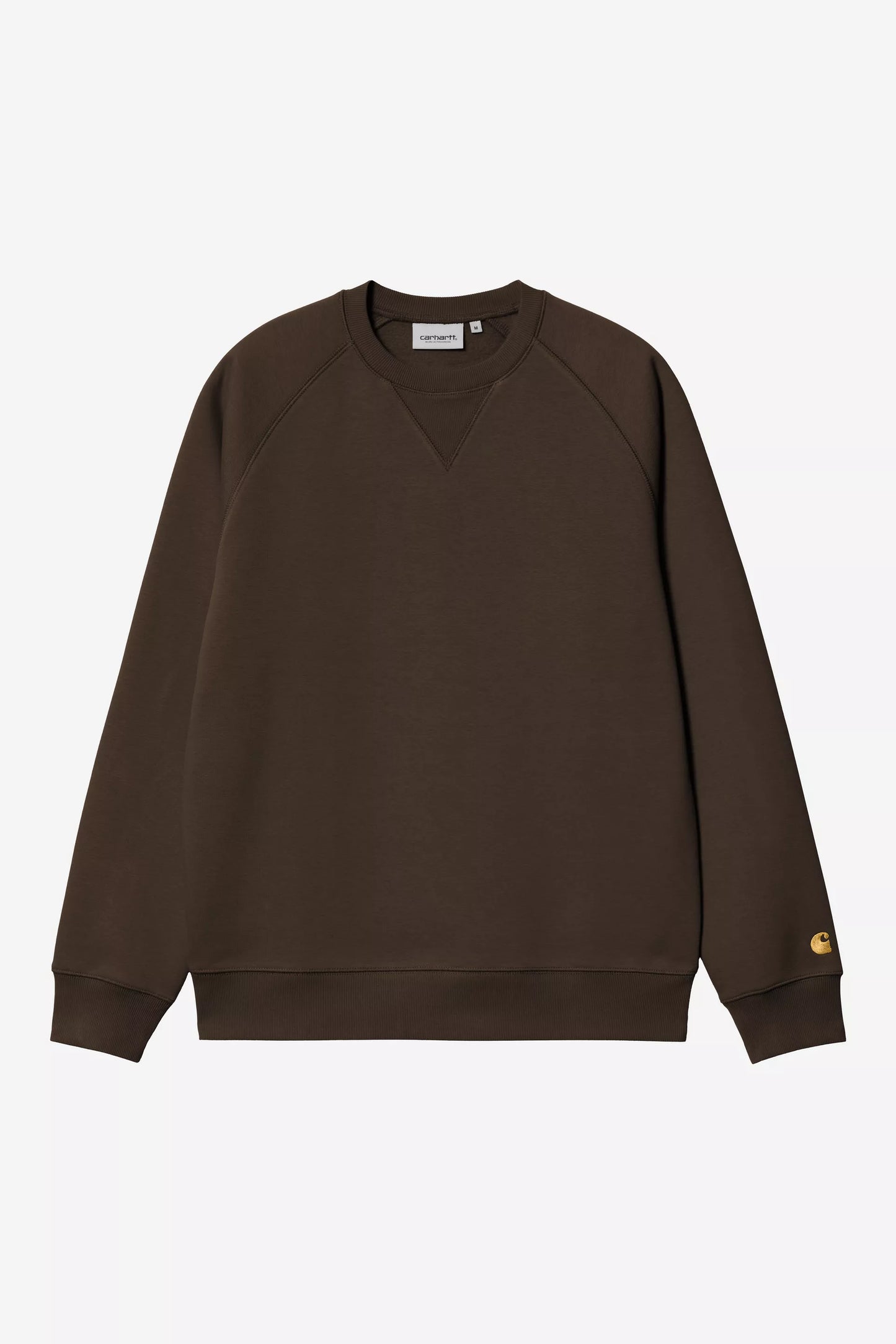 CARHARTT CHASE SWEATSHIRT TOBACCO/GOLD