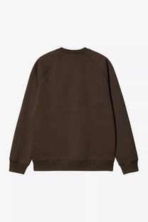 CARHARTT CHASE SWEATSHIRT TOBACCO/GOLD Carhartt