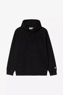 CARHARTT HOODED CHASE SWEAT BLACK/GOLD Carhartt