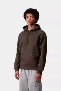 Carhartt CARHARTT HOODED CHASE SWEATSHIRT TOBACCO/GOLD Carhartt