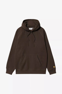 Carhartt CARHARTT HOODED CHASE SWEATSHIRT TOBACCO/GOLD Carhartt