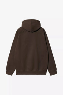 Carhartt CARHARTT HOODED CHASE SWEATSHIRT TOBACCO/GOLD Carhartt