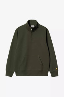 CARHARTT CHASE ZIP NECK SWEATSHIRT OLIVE/GOLD Carhartt