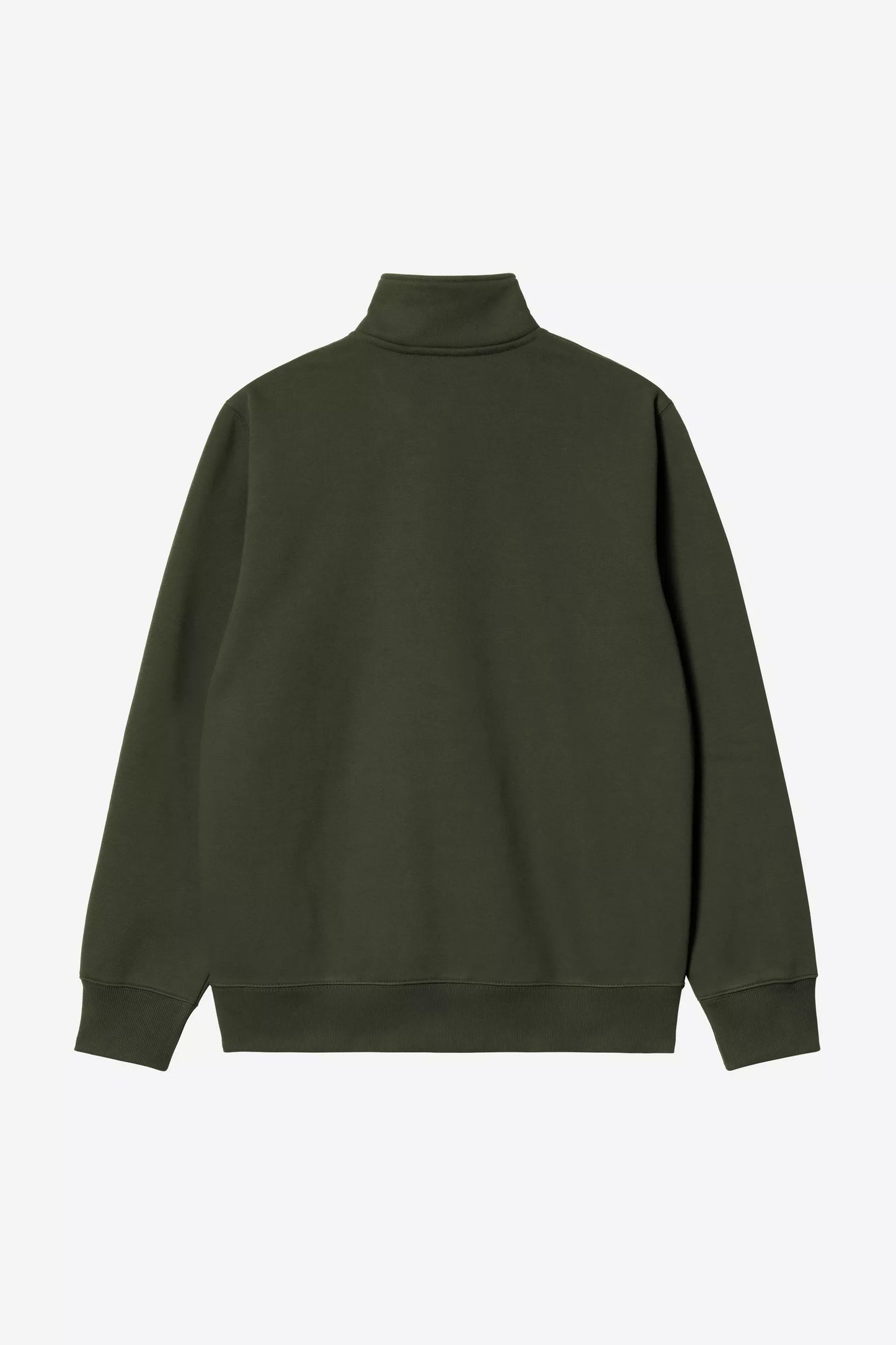 CARHARTT CHASE ZIP NECK SWEATSHIRT OLIVE/GOLD