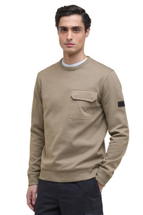 BARBOUR INTERNATIONAL ILFORD INTERLOCK SWEATSHIRT BRINDLE Barbour International