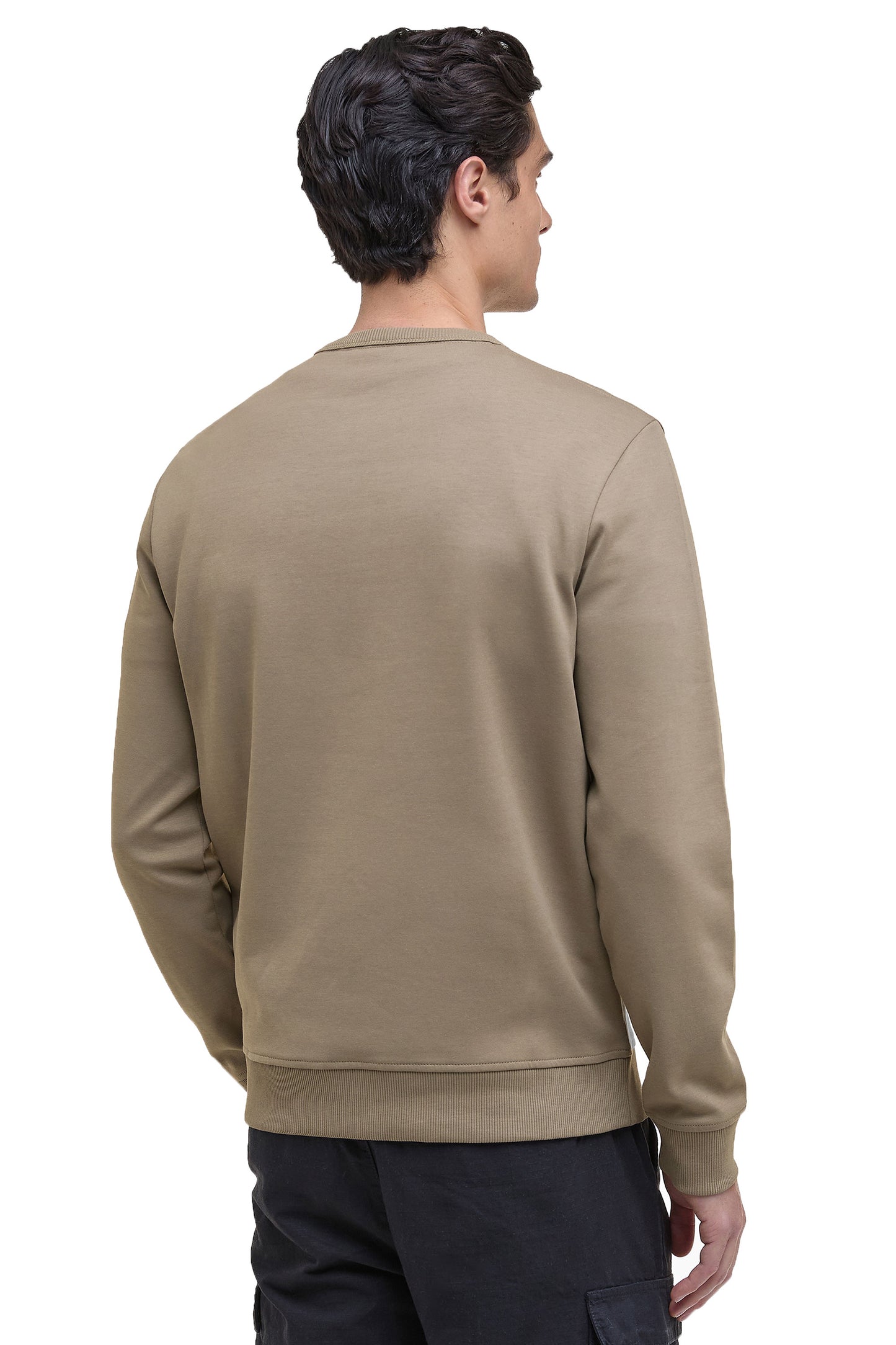 BARBOUR INTERNATIONAL ILFORD INTERLOCK SWEATSHIRT BRINDLE