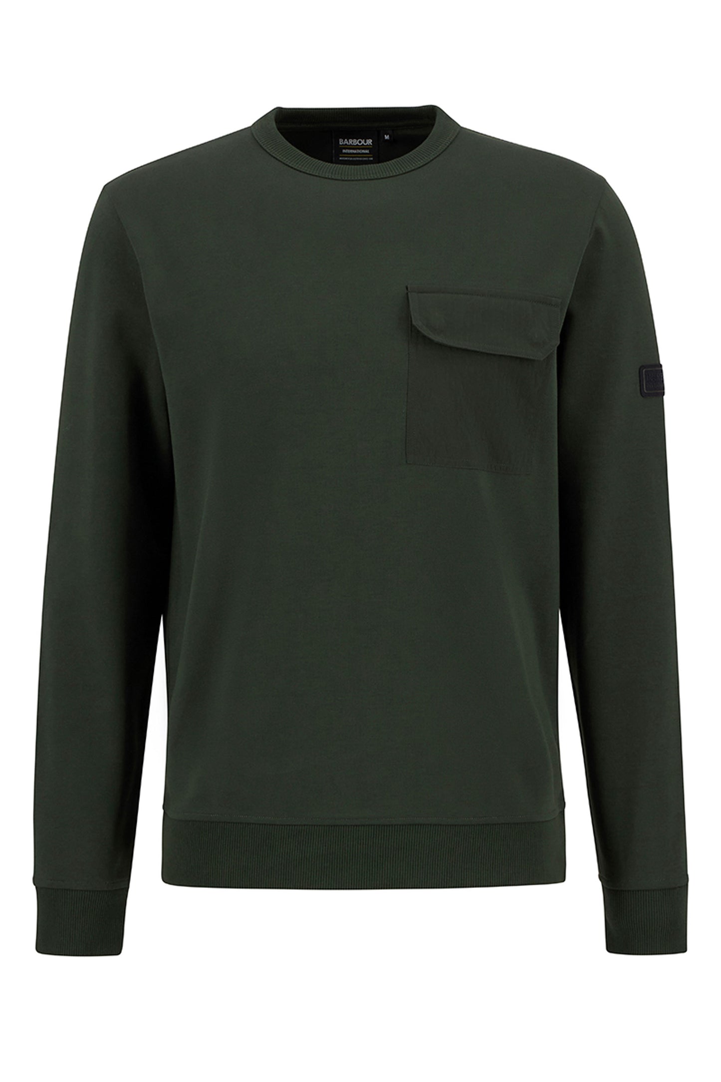 BARBOUR INTERNATIONAL ILFORD INTERLOCK SWEATSHIRT SAGE