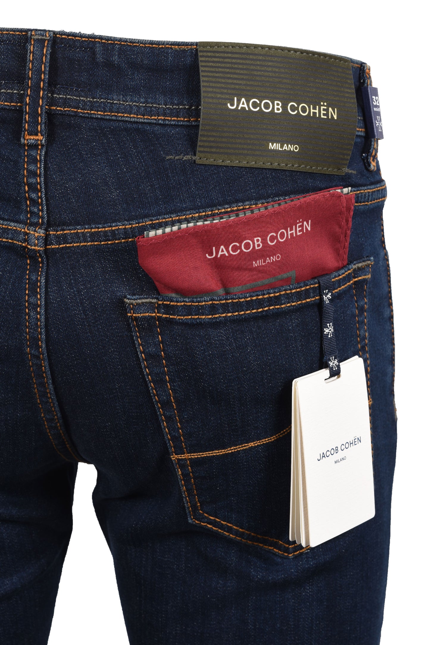 JACOB COHEN BARD JEANS DARK DENIM Jacob Cohen Michael Stewart Menswear  Jeans