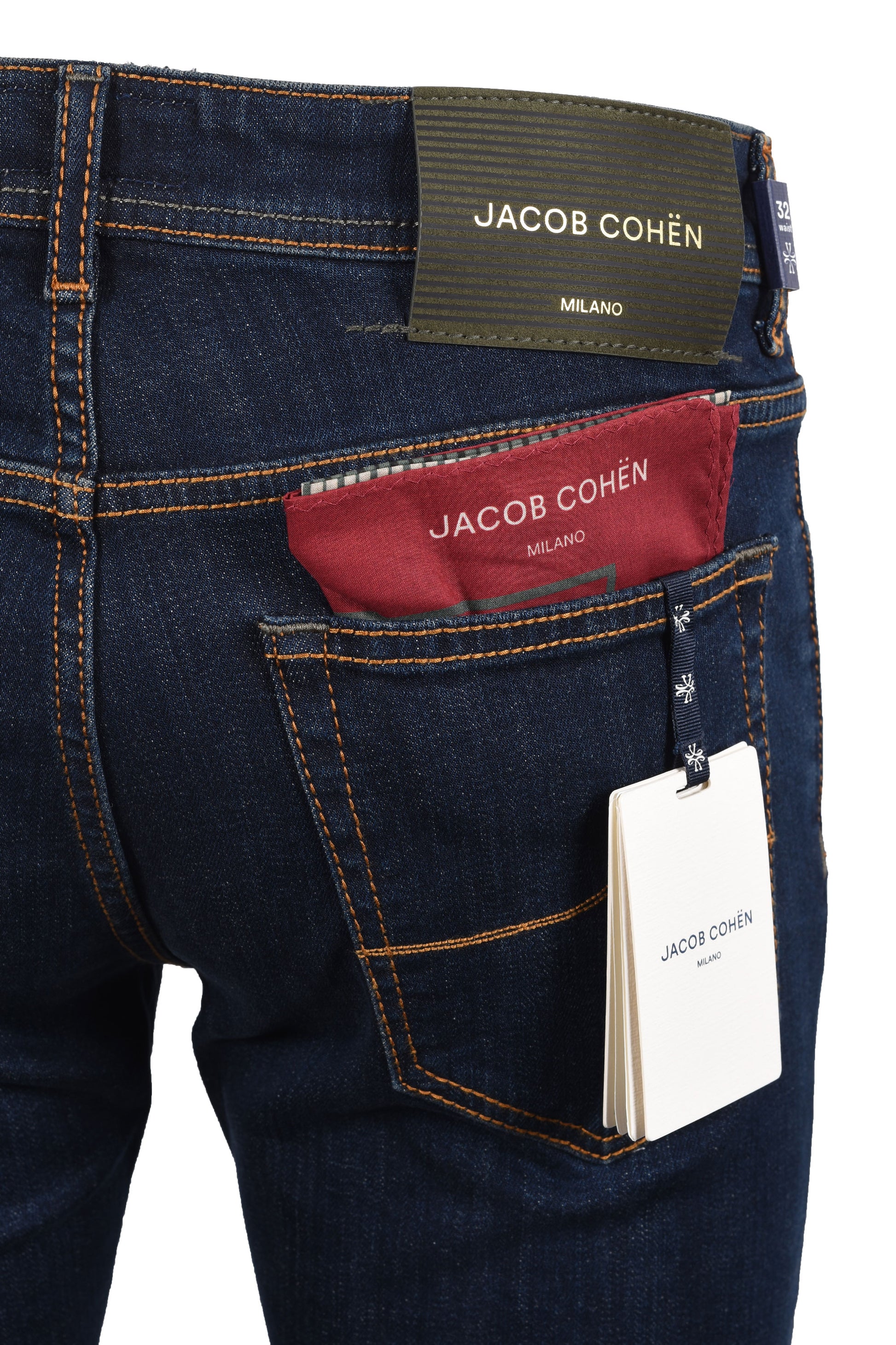 JACOB COHEN BARD JEANS DARK DENIM Jacob Cohen Michael Stewart Menswear  Jeans