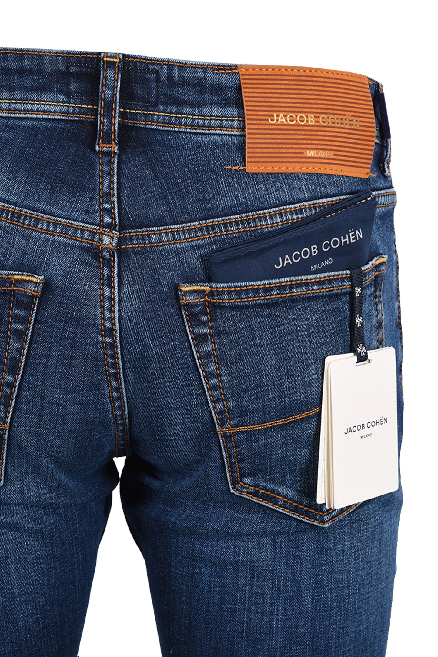 JACOB COHEN BARD JEANS DENIM BLUE Jacob Cohen Michael Stewart Menswear  Jeans