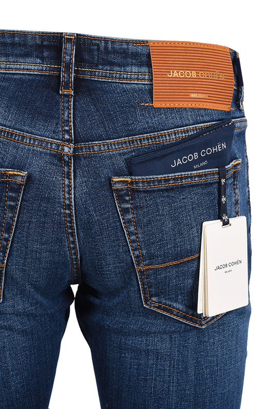 JACOB COHEN BARD JEANS DENIM BLUE Jacob Cohen Michael Stewart Menswear  Jeans