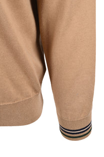 LACOSTE CREW NECK KNITWEAR BEIGE