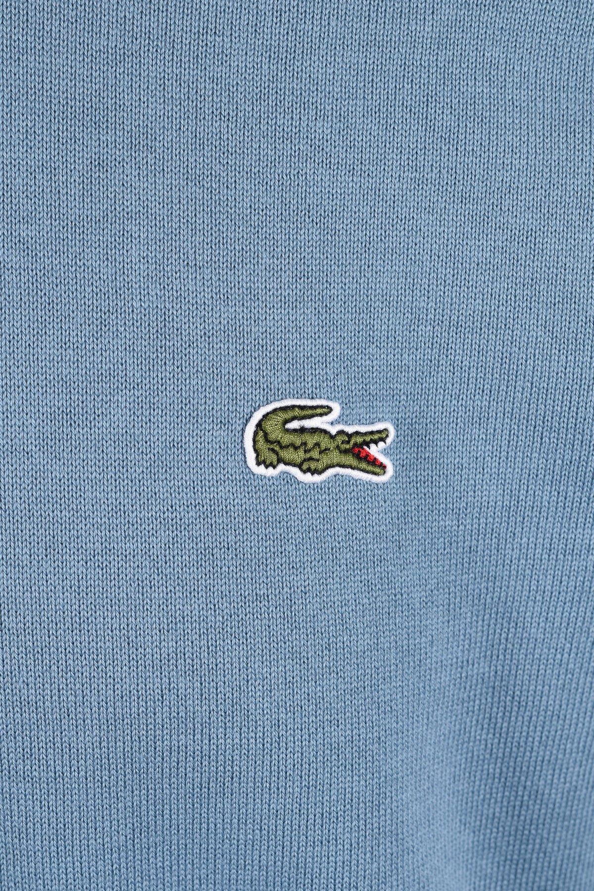LACOSTE CREW NECK KNITWEAR BLUE