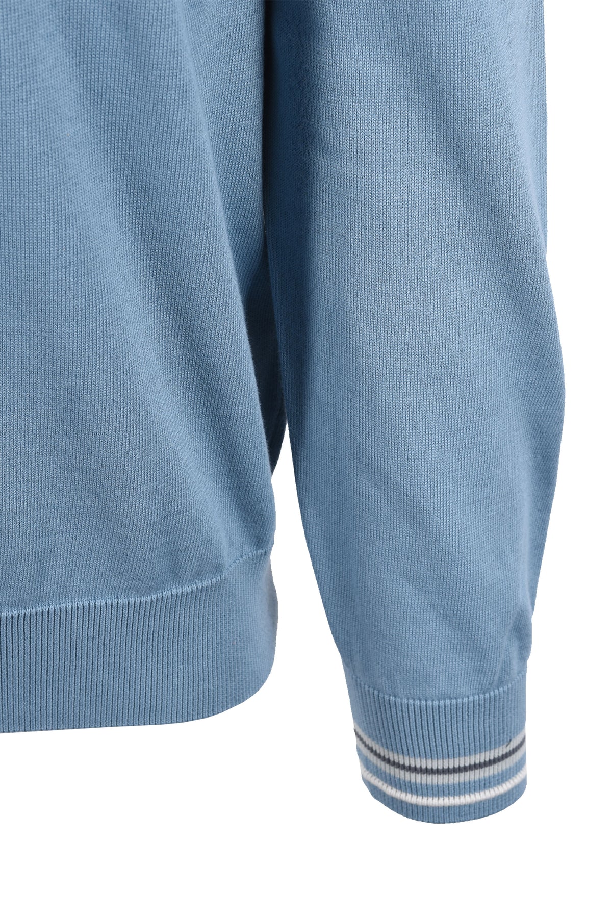 LACOSTE CREW NECK KNITWEAR BLUE