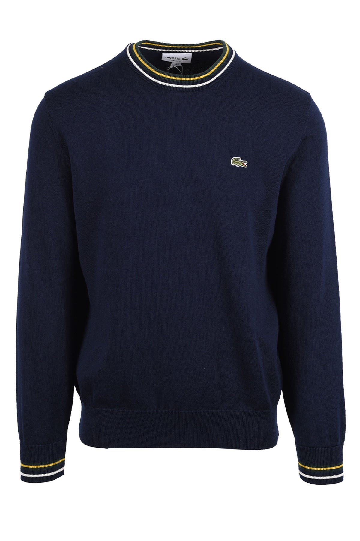 LACOSTE CREW NECK KNITWEAR NAVY