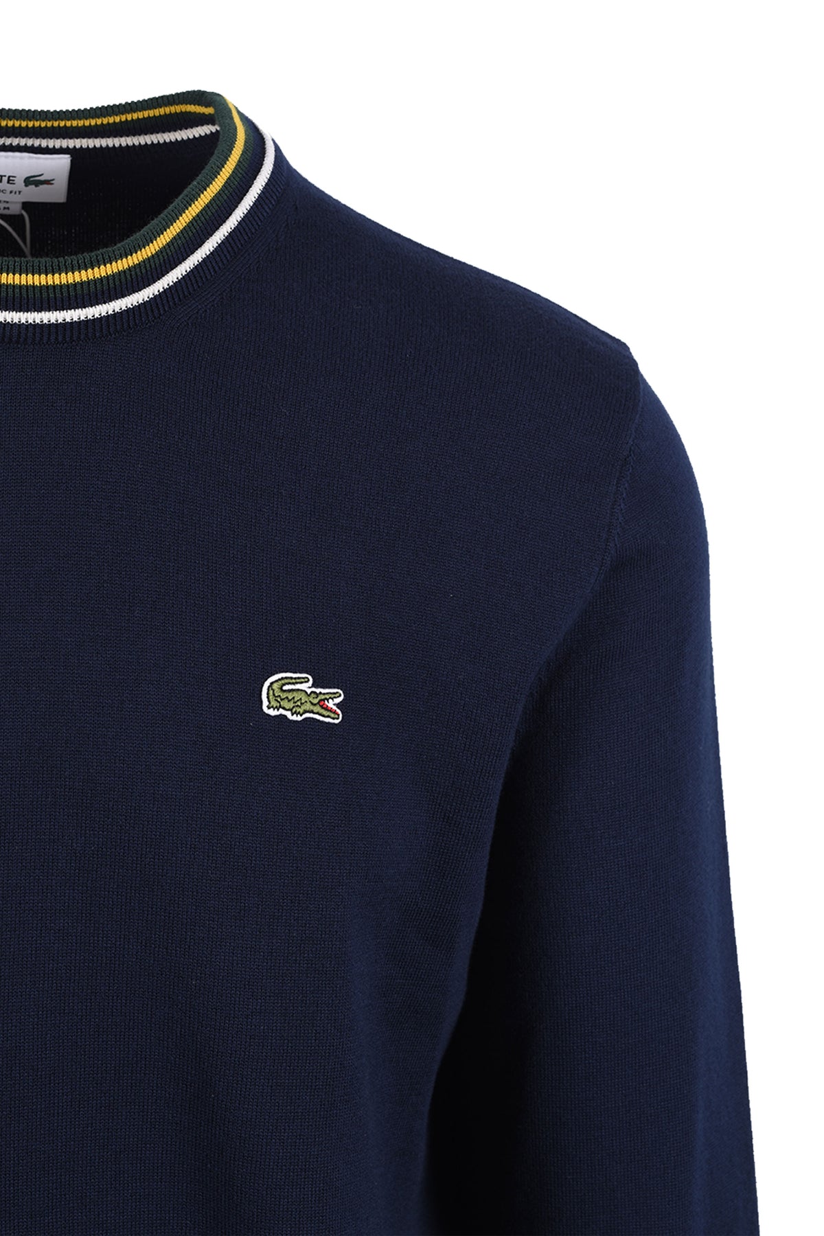 LACOSTE CREW NECK KNITWEAR NAVY