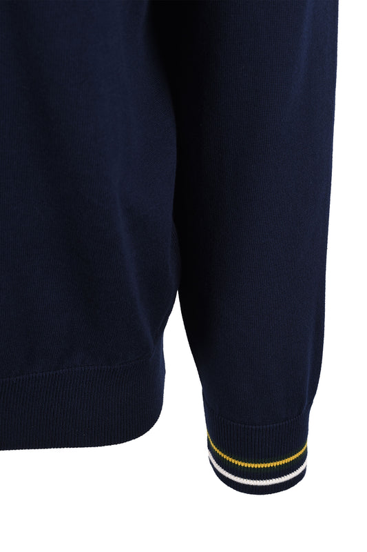 LACOSTE CREW NECK KNITWEAR NAVY