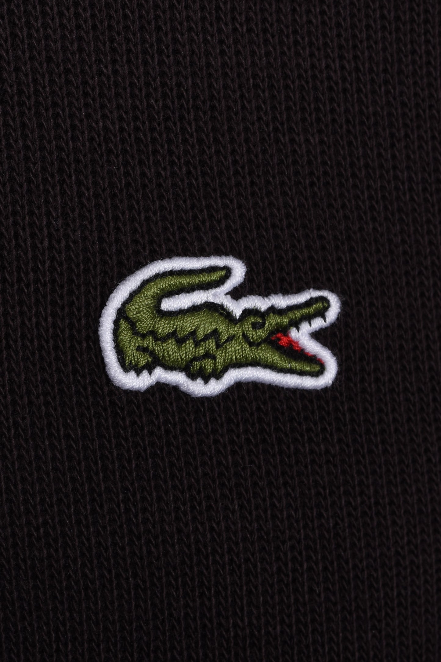 LACOSTE HALF ZIP SWEATSHIRT BROWN