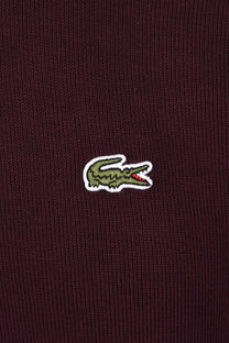 LACOSTE HALF ZIP SWEATSHIRT MAROON