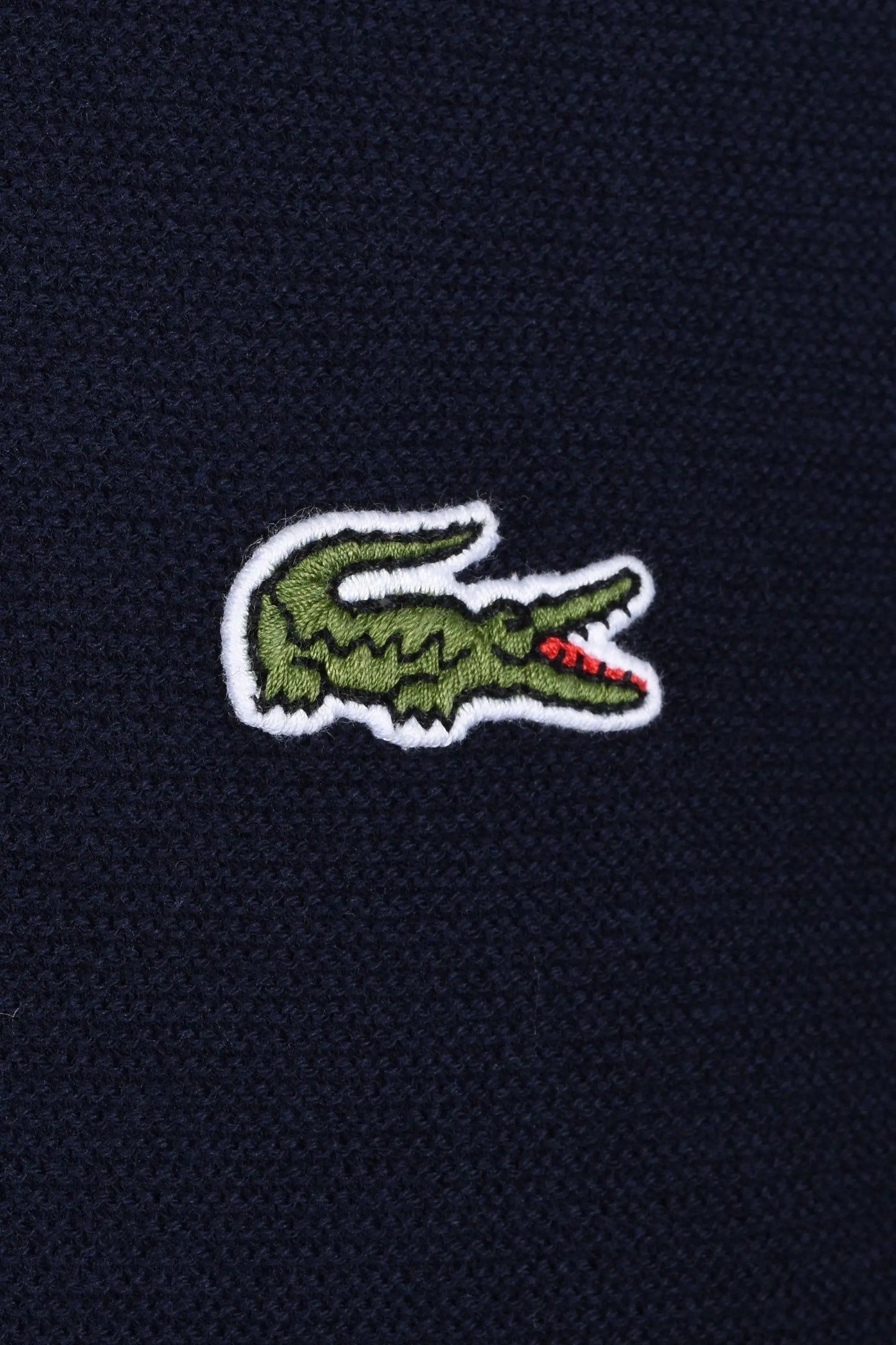 LACOSTE KNITTED POLO SHIRT NAVY BLUE Lacoste
