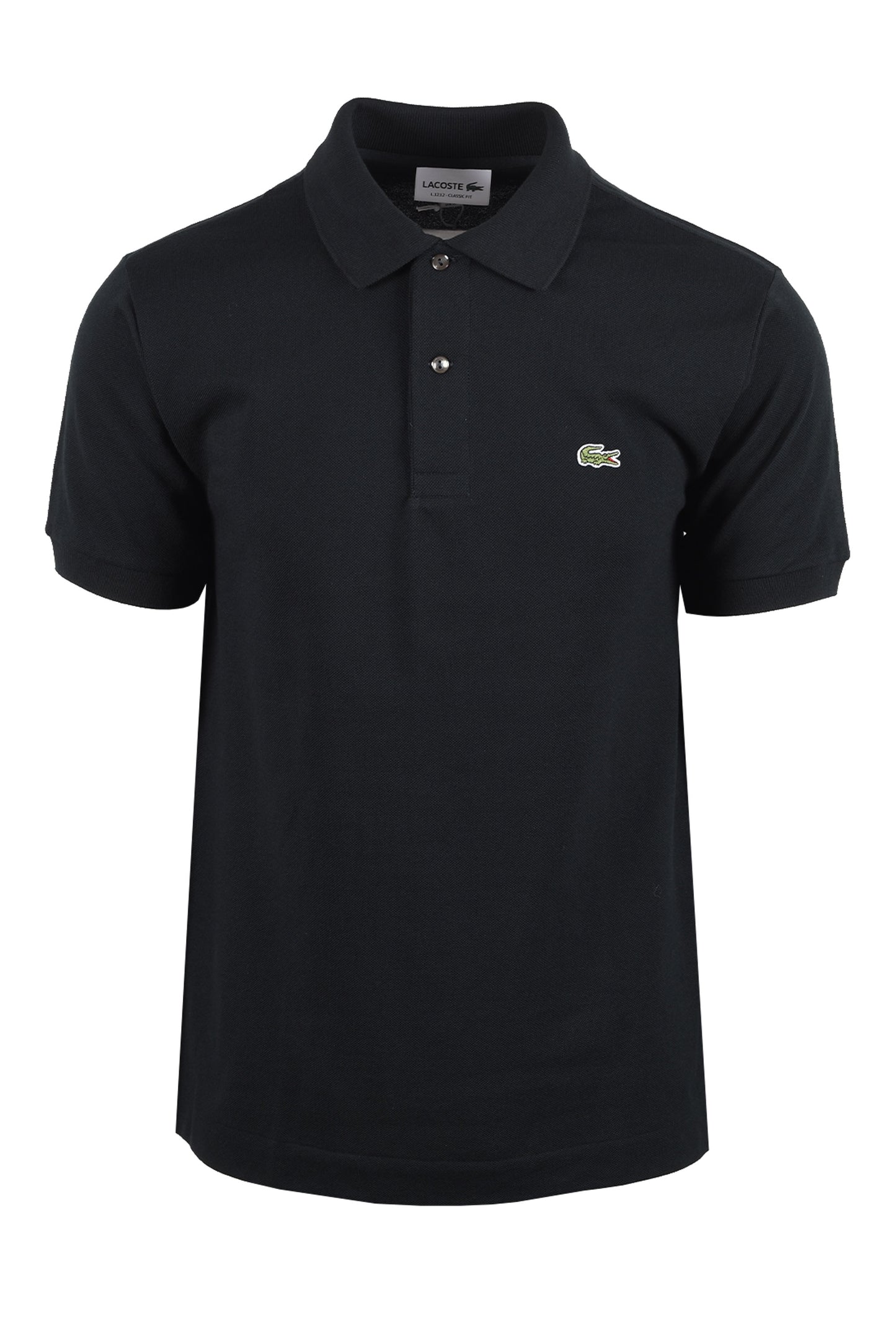 LACOSTE RIBBED COLLAR SHORT SLEEVE POLO DARK GREEN Lacoste Michael Stewart Menswear  Polo Shirts