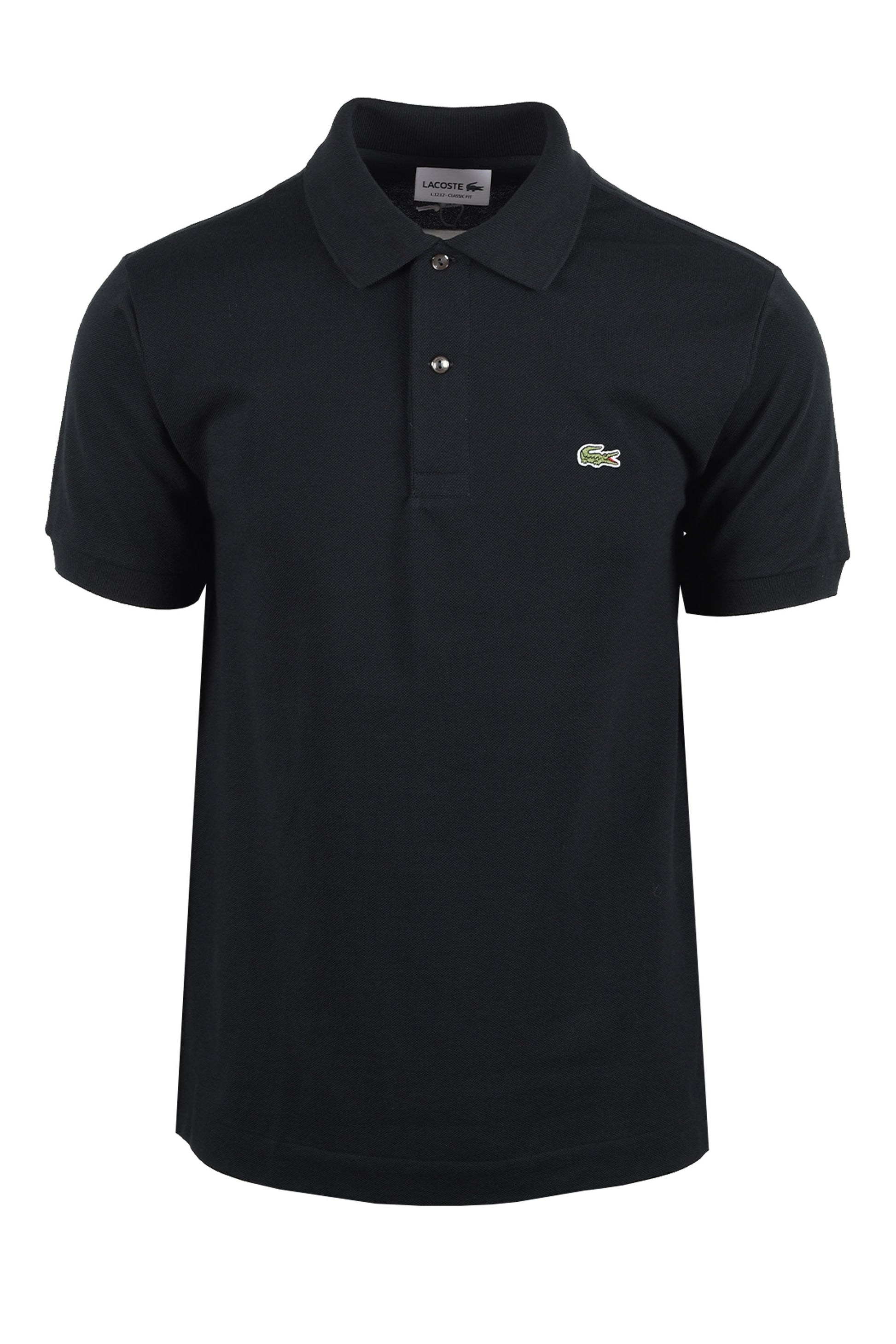 LACOSTE RIBBED COLLAR SHORT SLEEVE POLO DARK GREEN Lacoste Michael Stewart Menswear  Polo Shirts
