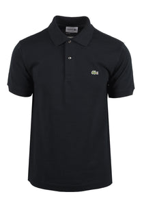 LACOSTE RIBBED COLLAR SHORT SLEEVE POLO DARK GREEN Lacoste Michael Stewart Menswear  Polo Shirts