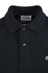 LACOSTE RIBBED COLLAR SHORT SLEEVE POLO DARK GREEN Lacoste Michael Stewart Menswear  Polo Shirts
