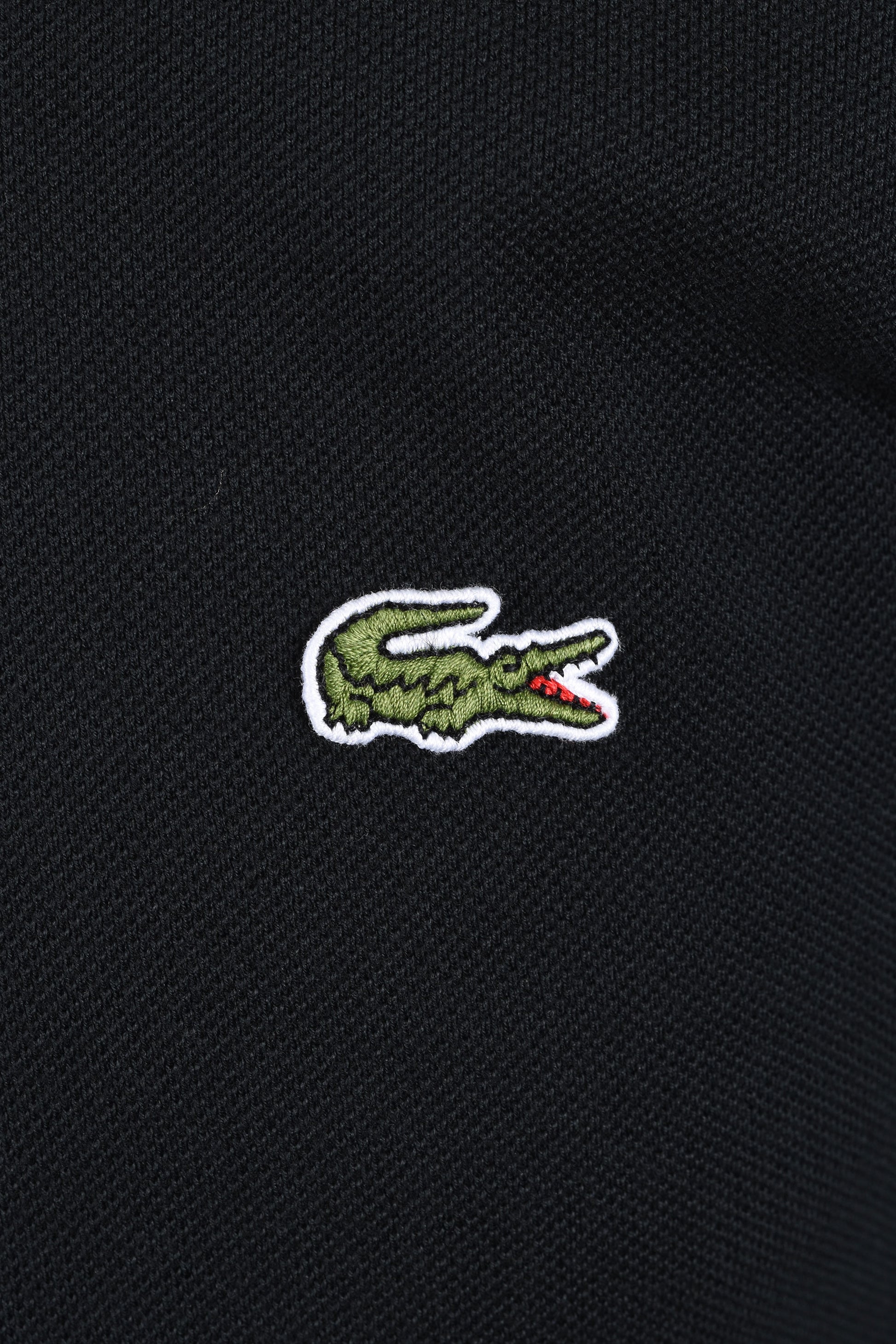 LACOSTE RIBBED COLLAR SHORT SLEEVE POLO DARK GREEN Lacoste Michael Stewart Menswear  Polo Shirts