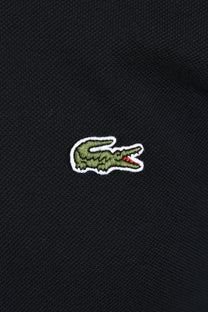 LACOSTE RIBBED COLLAR SHORT SLEEVE POLO DARK GREEN Lacoste Michael Stewart Menswear  Polo Shirts